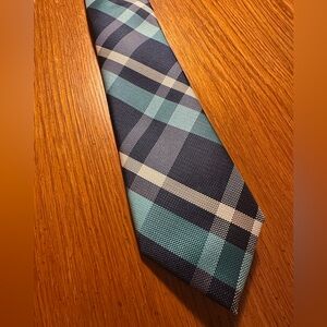 Egara Blue Tie~Pre-Owned Neckwear~ Plaid